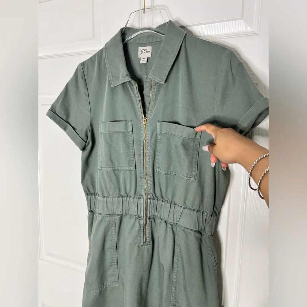 J. Crew Mini Cargo Style Dress Sz 10 - Picture 8 of 11